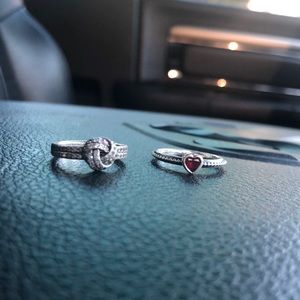 Two pandora rings, in great condition